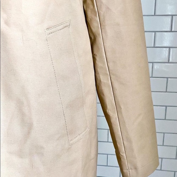Trench Coat Camel Coat Boxy Longline XS - Picture 3 of 11